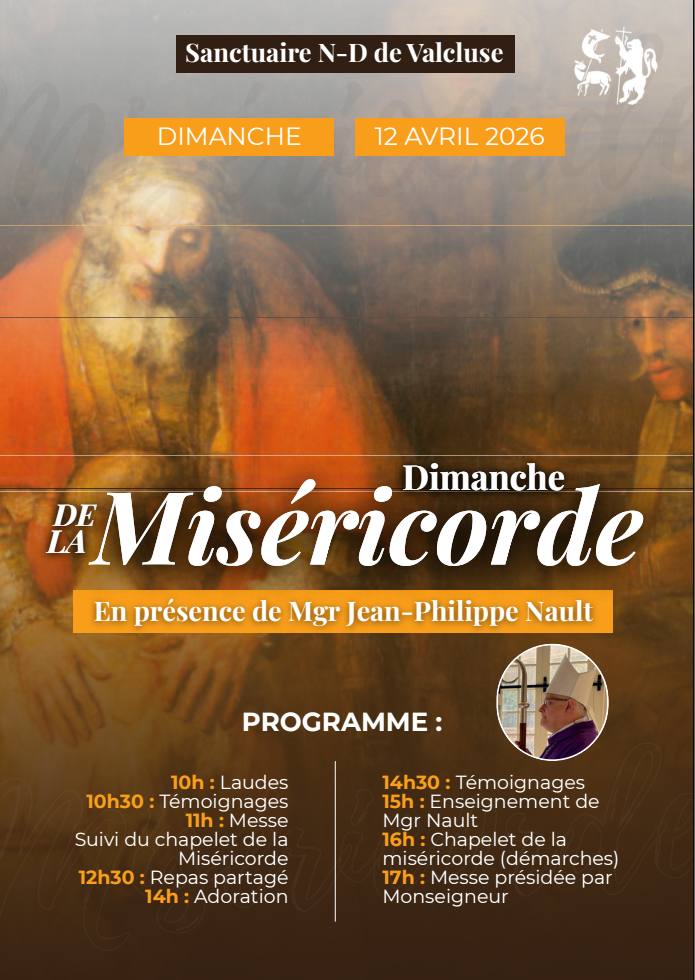 2026 dimanche miséricorde